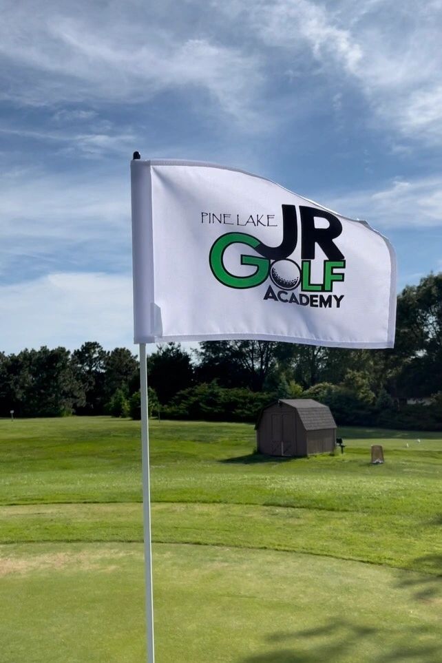 junior golfer at Pine Lake