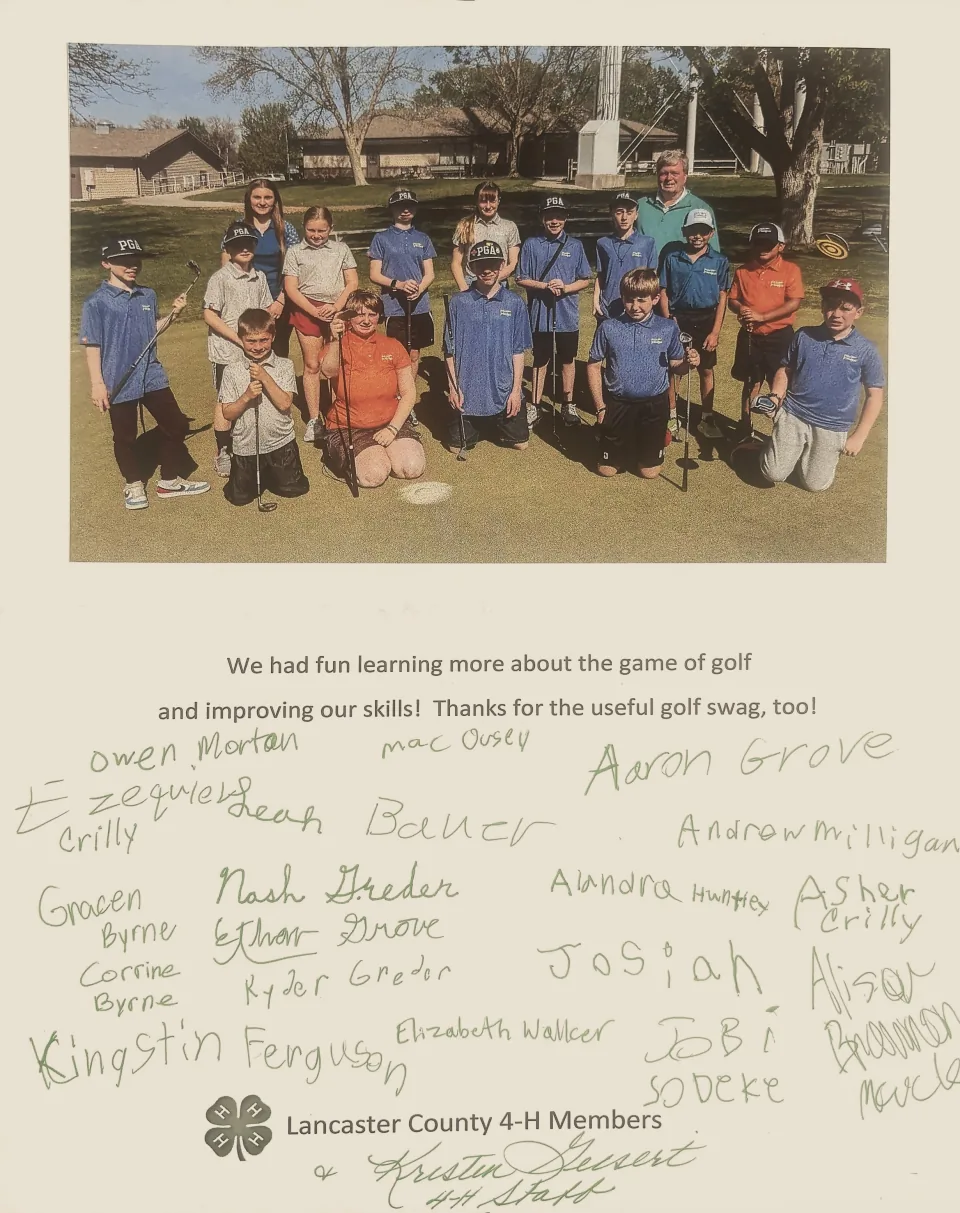 Pine Lake Junior Golf Academy community involvement