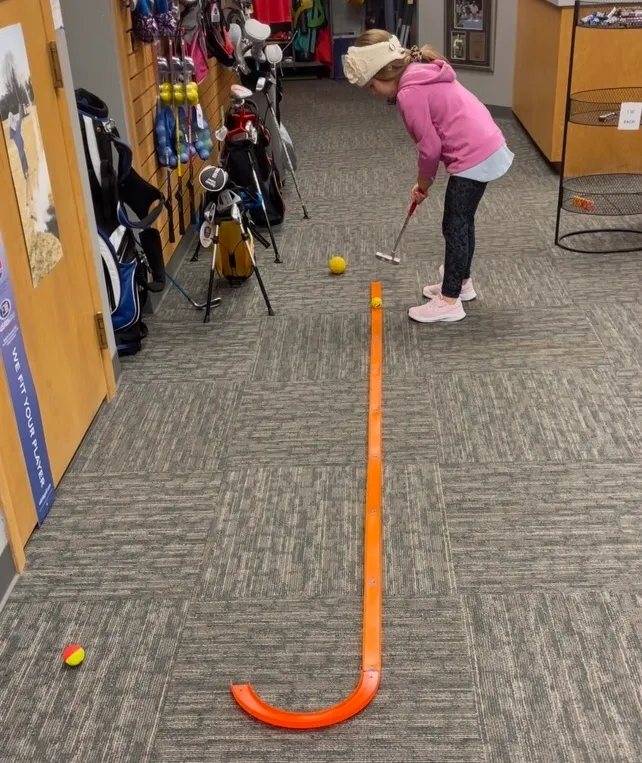 junior golfers at Pine Lake