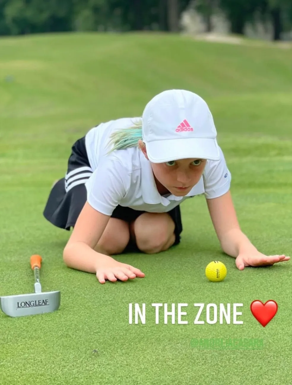 junior golfers at Pine Lake