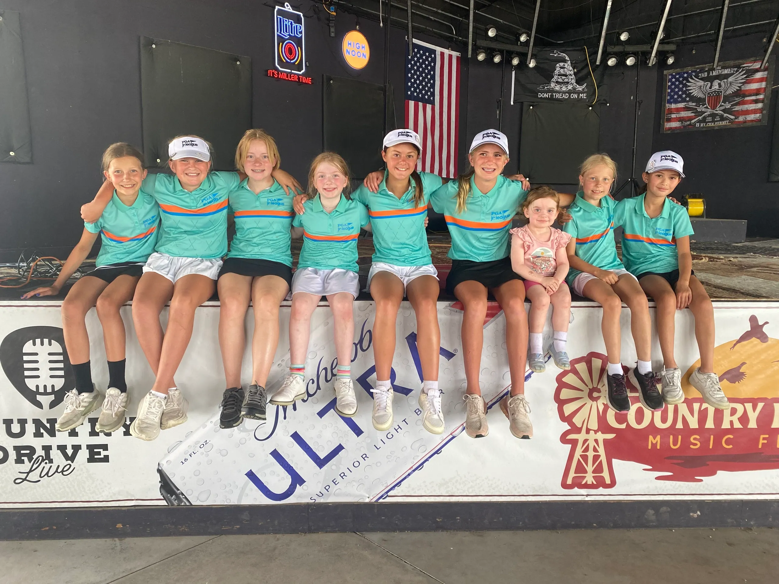 Pine Lake junior golfers participating in PGA Jr. League